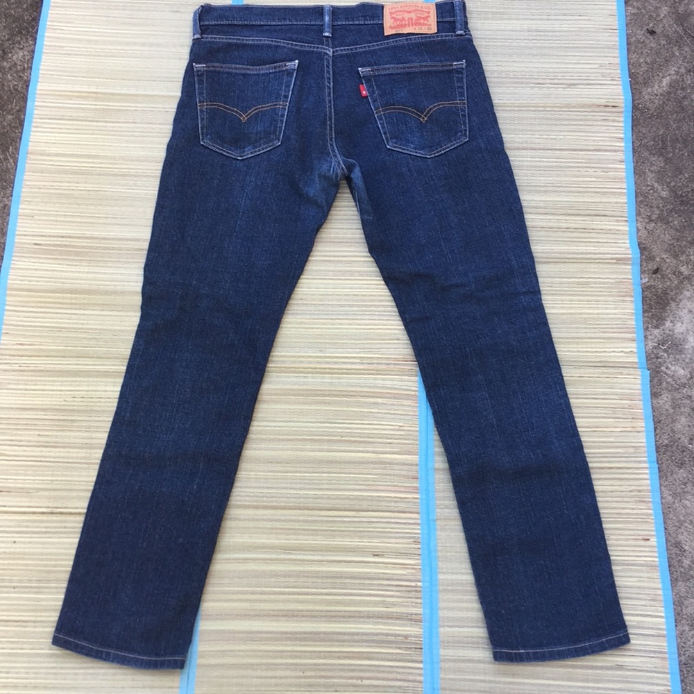 Levi's 511 Denim Blue Jeans 33 x 30